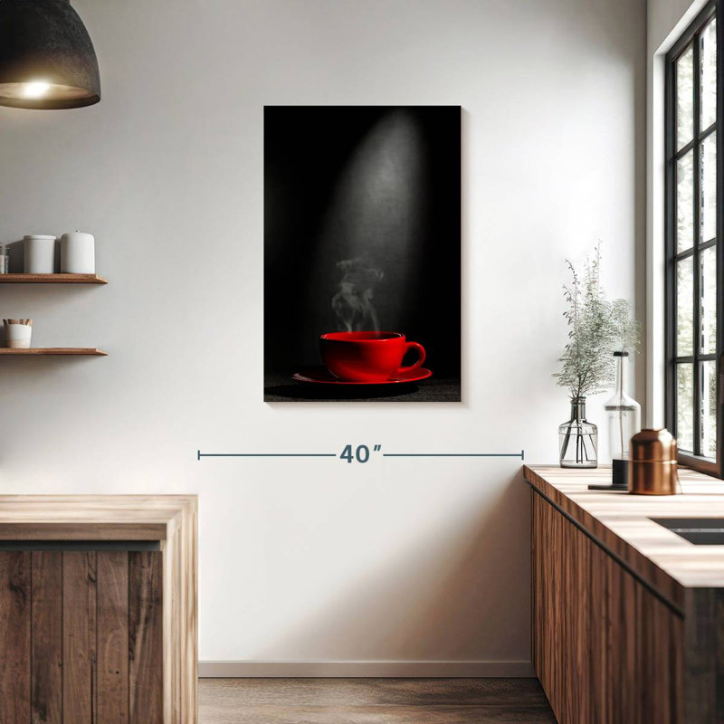Yarlin Steaming Coffee Cup, 36" H x 24" W