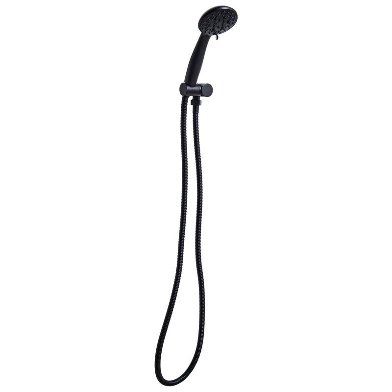 Shower Head and Hose Kit MACAY, Matte Black
