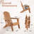 Azur Foldable Outdoor Adirondack Chair-1156446454