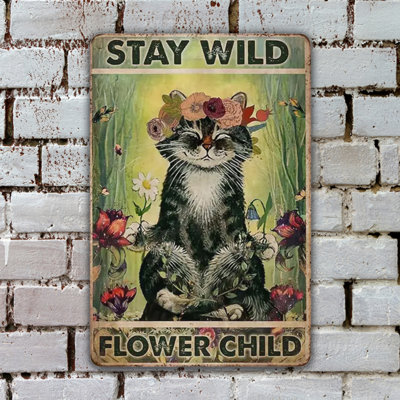 Vintage Aluminum Metal Sign 12"x8", Rustic Tin Wall Art, Weatherproof Decorative Plaque, Farmhouse Kitchen Bar Indoor Outdoor Wall Decor