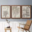 «Sepia Exotic Plants IV», ensemble de 3 peintures sur toile encadrées-595440745-595440741