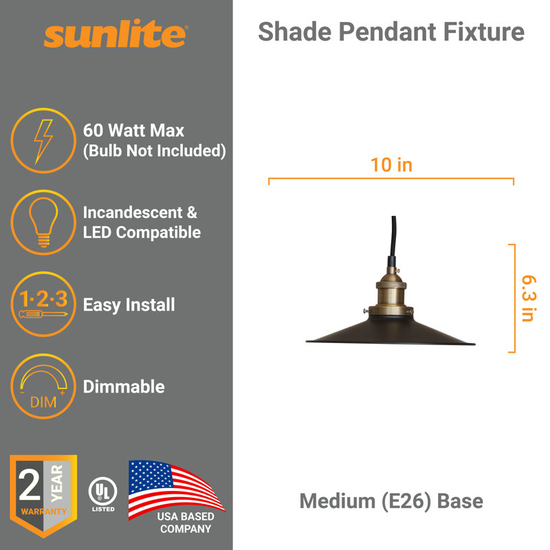 Luminaire suspendu à 1 lumière Keynsham
