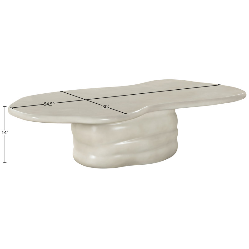 Table basse Branna, Taupe