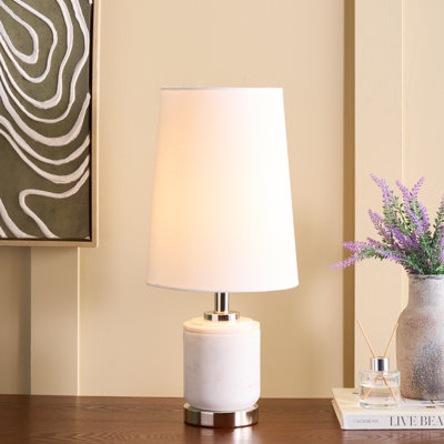 Tigi 22 Inch Marble Table Lamp