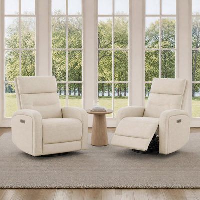 Fauteuil inclinable électrique pivotant 33,3 po Nylie