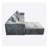 American Style Convertible Modular 4 - Seat Compression , Grey With Medium Firm Seat, 100% New Foam, Us , Standard 100 By Brushed Corduroy Covers, Shrink And Stain Skin-872517025