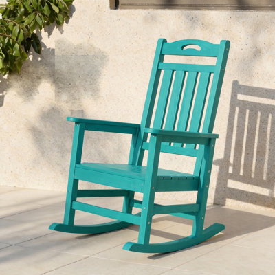 Chaise berçante surdimensionnée d'extérieur en PEHD