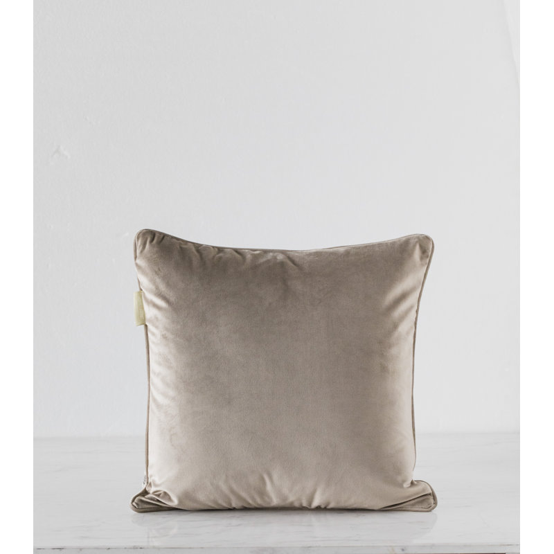 Housse de coussin texturée à chevrons, Gris