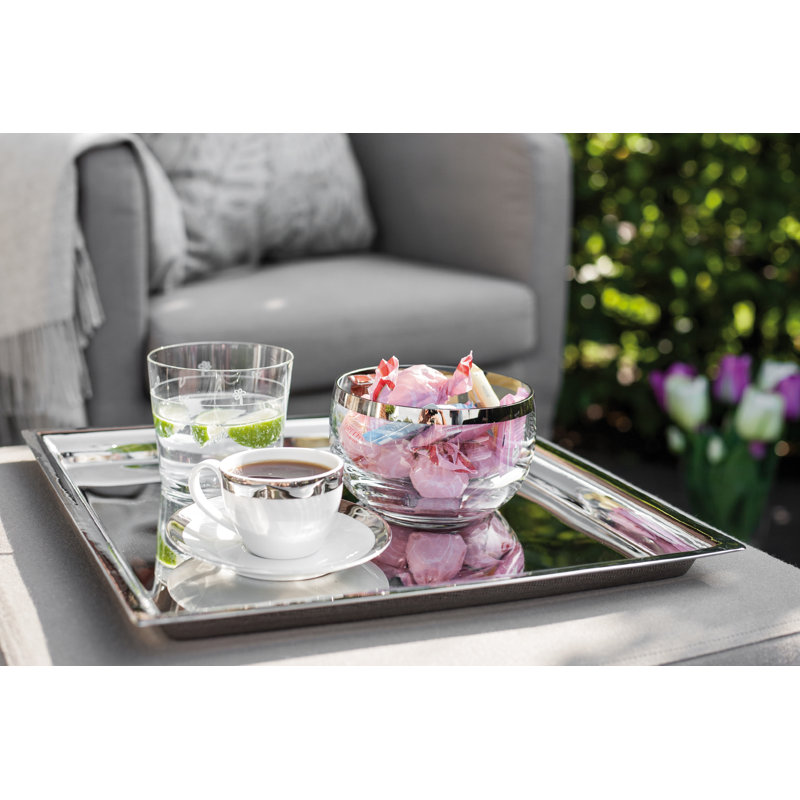 Nagano Metal Tray, 3cm H x 34cm W x 34cm D