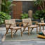 Chaises en osier, ensemble de 2