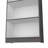 Matt Gray And White 5-Shelf Bookcase-230035852