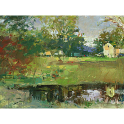 « town creek étang », reproduction d’art sur toile tendue Country Colors