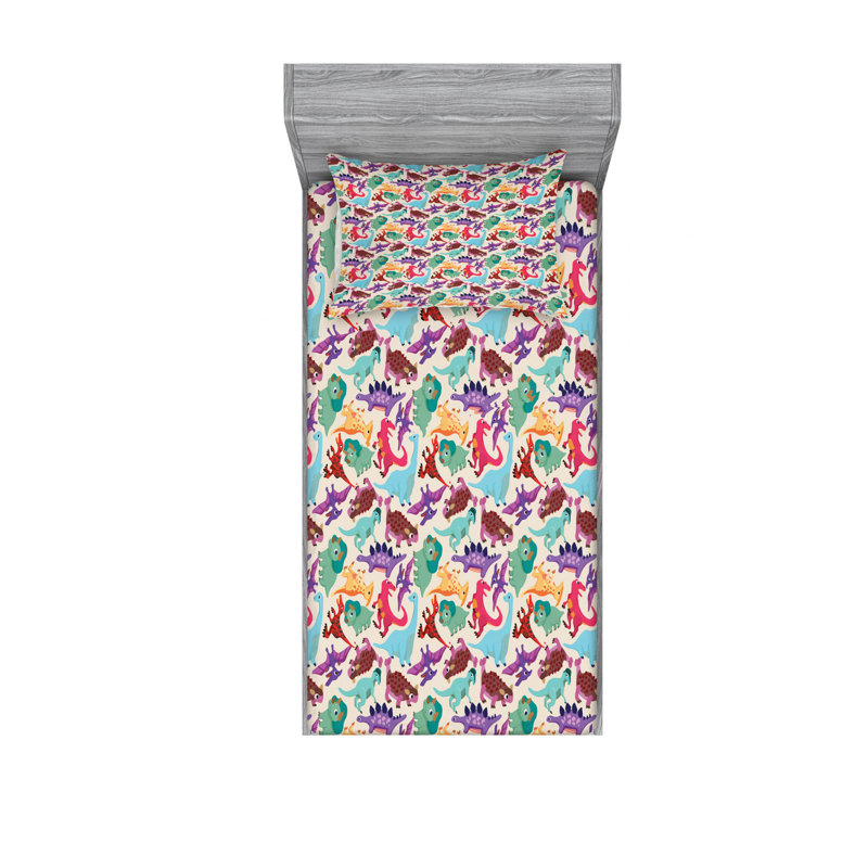 Microfiber Sheet Set, Twin Sheet Set with Fitted Sheet