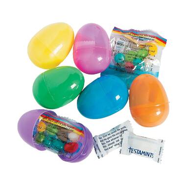 144 PCS 3.15" Plastic Easter Eggs + 6 Golden Eggs Empty