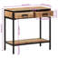 70cm Solid Wood Top Console Table