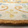 Round Dekker Oriental Handmade Tufted Wool Rust/Ivory Area Rug