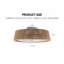 Ventilateur de plafond tressé 21 po Bohemian