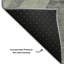Tapis abstrait lavable à la machine de qualité supérieure Mayfield AMF2109-776142518-776142505