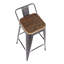 Tabouret de bar en bois massif 30 po Christie-652844523-652844520