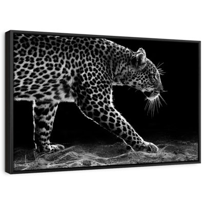 Animal «Walking Leopard», reproduction sur toile