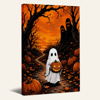 Art mural sur toile Halloween
