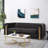 83.75" Rolled Arm Chesterfield Sofa-1750310333
