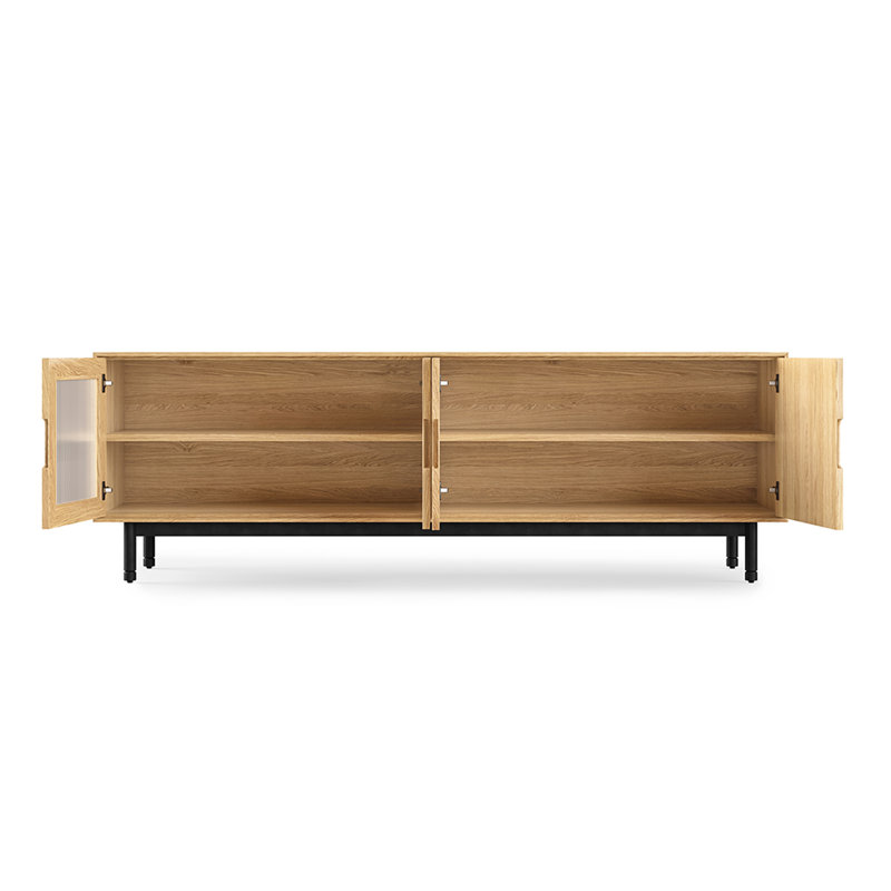 Munro Credenza Walnut, White Oak