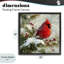 Cadre flottant Winter's Red Jewel, design par Tina LeCour-6417847-6417850