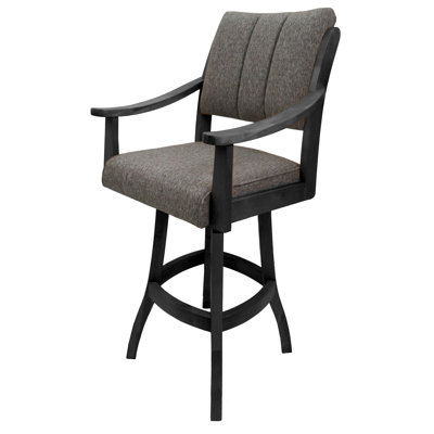 Miriam Swivel Wood Bar Stool
