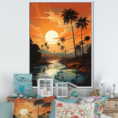 Tangerine, crépuscule tropical, coucher de soleil II
