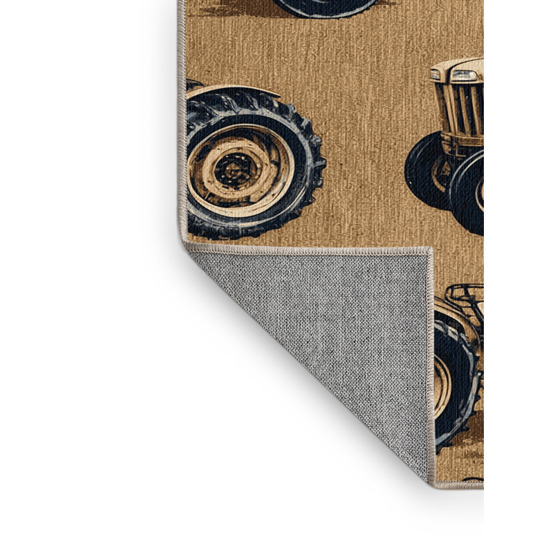  Tapis lavable rétro, Rectangulaire 2 pi x 3 pi