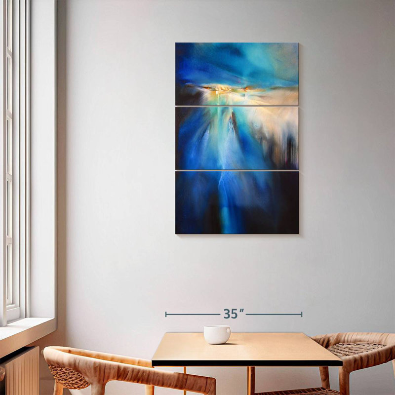 Avery Light On A Cold Winter Evening, 57" H x 36" W