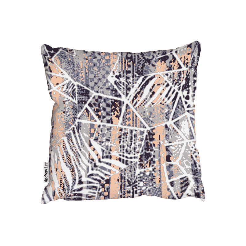 Indoor / Outdoor Square Throw Cushion, 45cm H x 45cm W x 7cm D