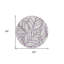 Tapis beige rond 8 po