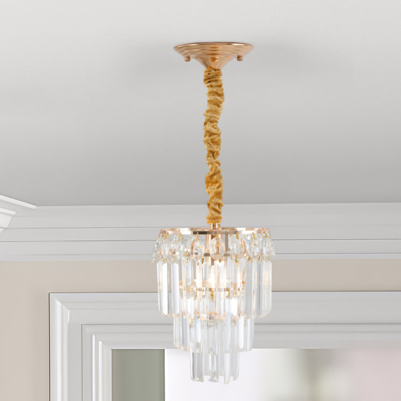 1 - Light Gold Chandelier Pendant