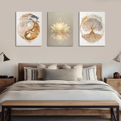 3 Piece Wrapped Canvas Print
