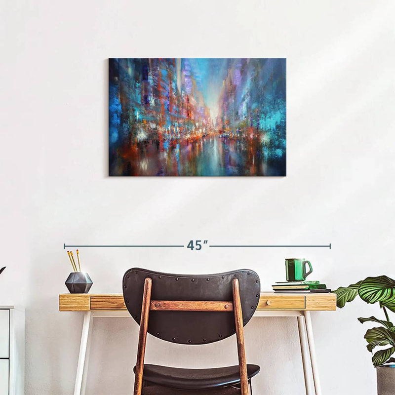 Avery The Blue City, 20" H x 30" W