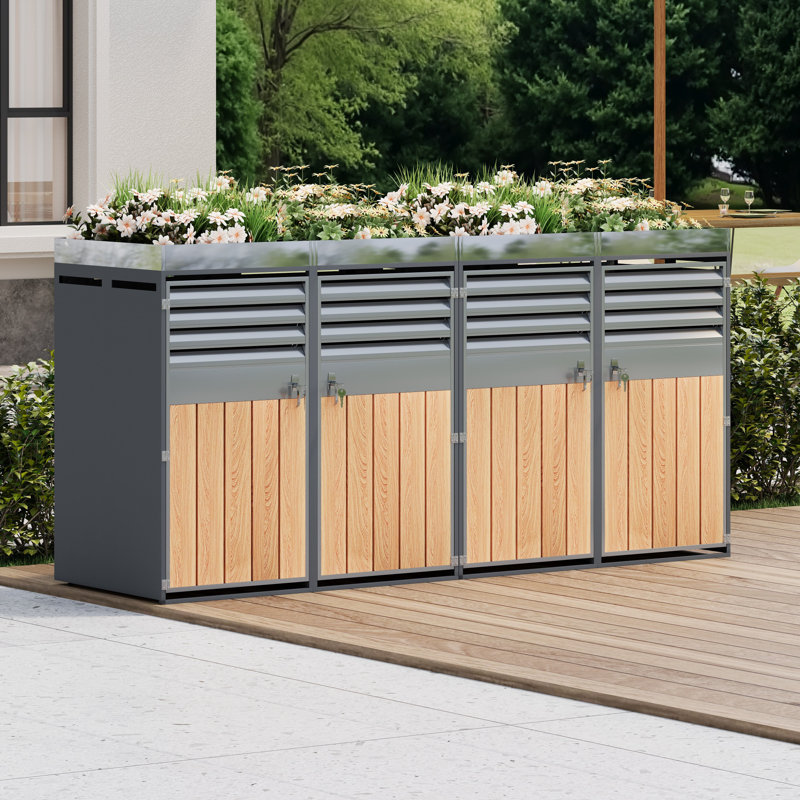 Metal Double Bin Store