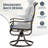 360° Swivel Rocker Patio Dining Set - 4-Person Outdoor Dining Table and Chairs-570954590