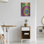 Bungalow Bungalow «Bright Bold Blooms 2» par Hello Angel, art mural en métal