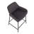Cassiopeia Upholstered Counter Stool with Metal Frame-1942575724-1914731907