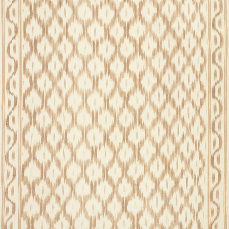 Tissu ikat Santa Monica Schumacher x Mark D. Sikes, Neutre