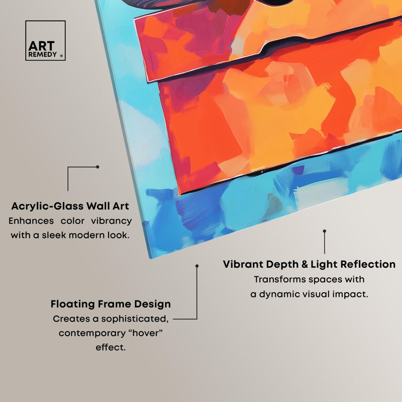 Art mural Sneaker Sneaker Vibes and Water Bottle, H 40 po x l 40 po