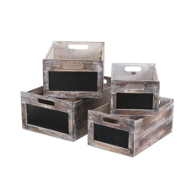 Cheungs Solid Wood Decorative Bin