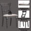 Ensemble de 2 chaises d'appoint Leventis