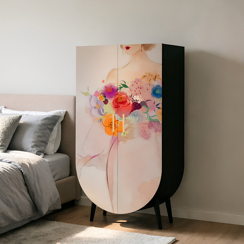 French style bedroom home cream style wardrobe