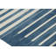 Rug & Kilim’S Contemporary Dhurrie Rug In Dark Blue And White Stripes-1342604060