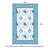 5' X 8' Non-Slip Indoor Area Rug with Floral Pattern Machine Washable,Blue-1424401013-1421398655