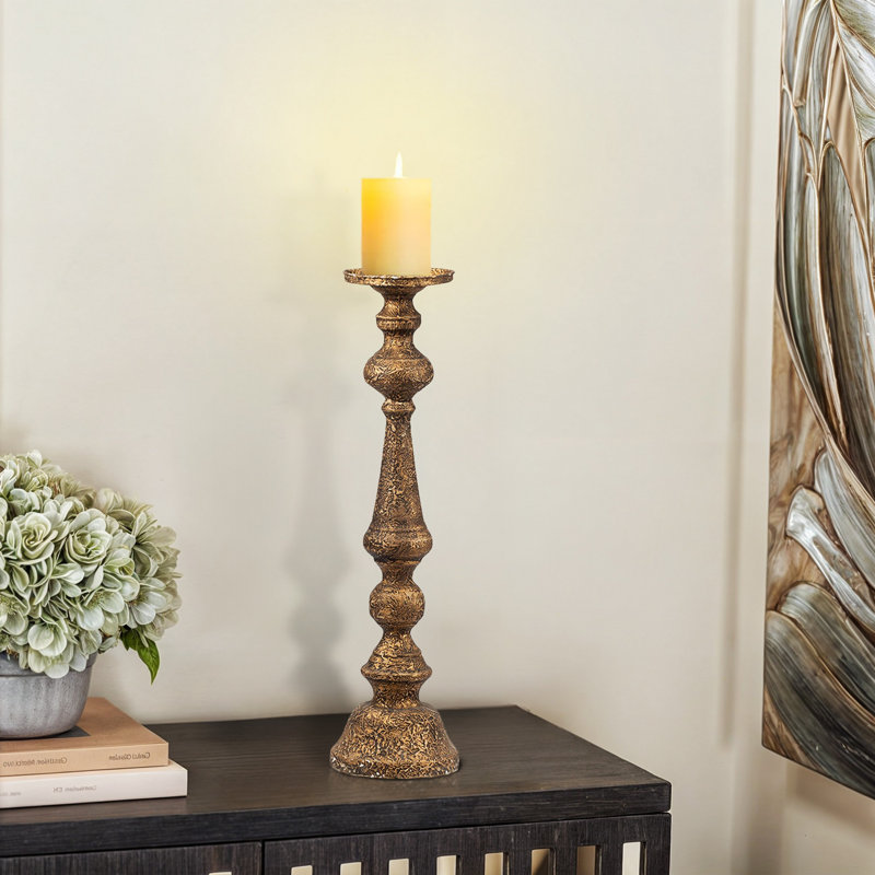 Mia 23.8" Metal Tabletop Candlestick