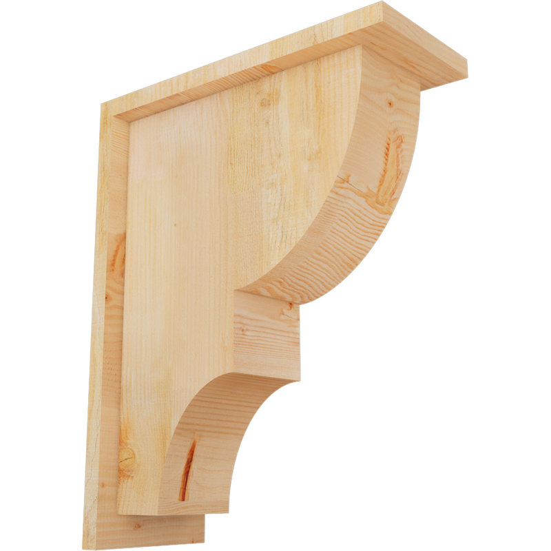 Corbeau Ridgewood avec contre-plaque, H 18 po x l 6 po x P 14 po, Sapin de Douglas, Sciage brut